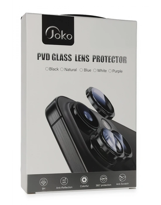 Joko Xiaomi Redmi Note 14 4G PVD Metal Kamera Lens - Siyah
