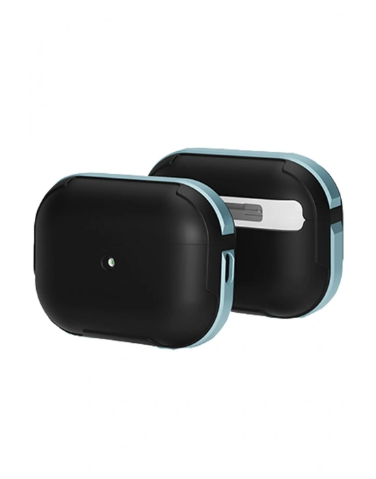 Movenchy Airpods 3 (3.nesil) MO-A8 Armor Kılıf - Sierra Blue