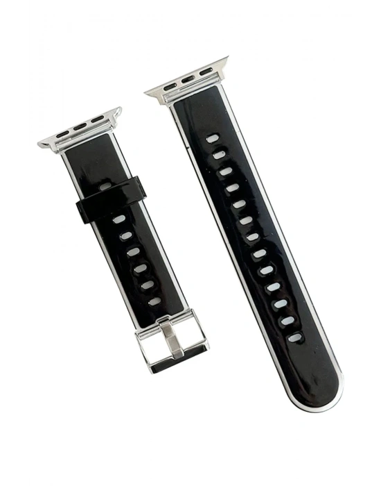 Movenchy Watch 38mm Jelly Silikon Kordon - Siyah