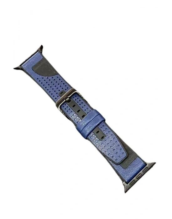 Movenchy Watch 45mm Buff Deri Kordon - Lacivert