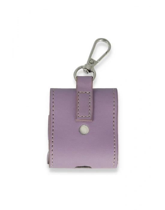 Newface Airpods 2 (2.nesil) Askılı Kılıf - Lila