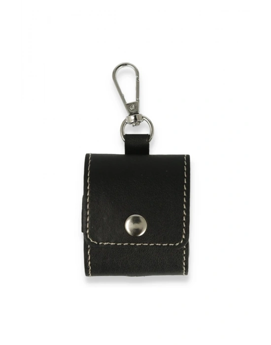 Newface Airpods 2 (2.nesil) Askılı Kılıf - Siyah