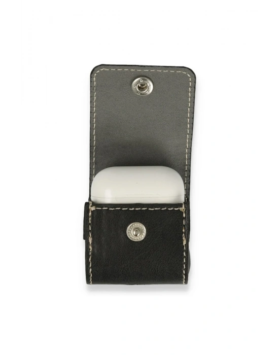 Newface Airpods 2 (2.nesil) Askılı Kılıf - Siyah