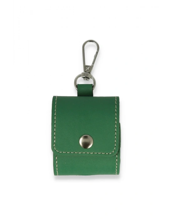 Newface Airpods 2 (2.nesil) Askılı Kılıf - Yeşil