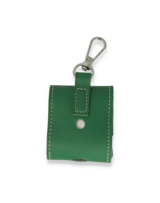 Newface Airpods 2 (2.nesil) Askılı Kılıf - Yeşil