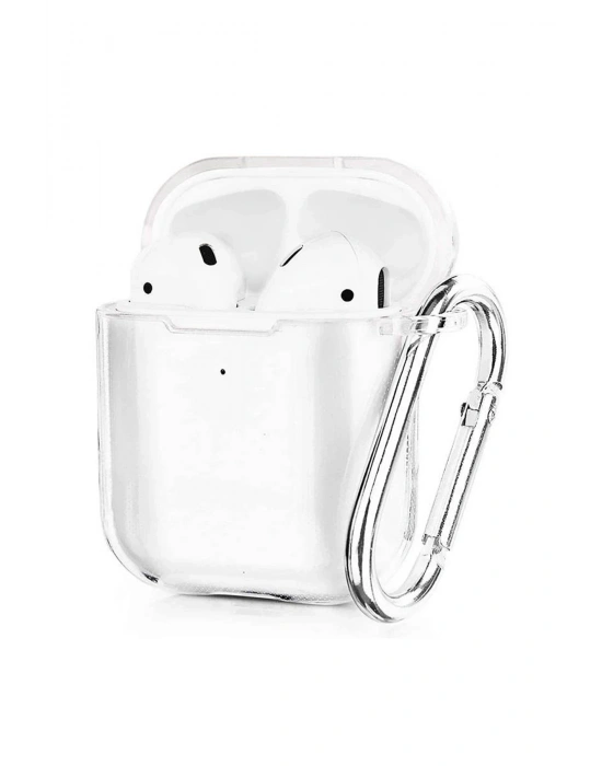 Newface Airpods 2 (2.nesil) Hang Kılıf - Şeffaf
