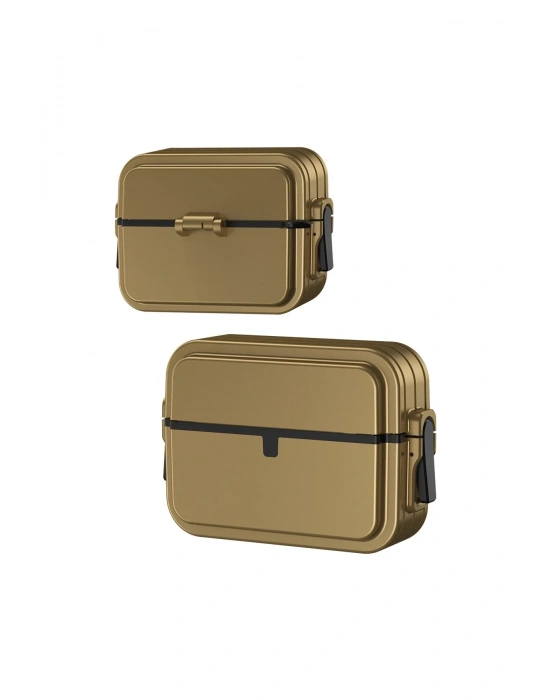 Newface Airpods 3 (3.nesil) 404 Kilitli Kılıf - Gold