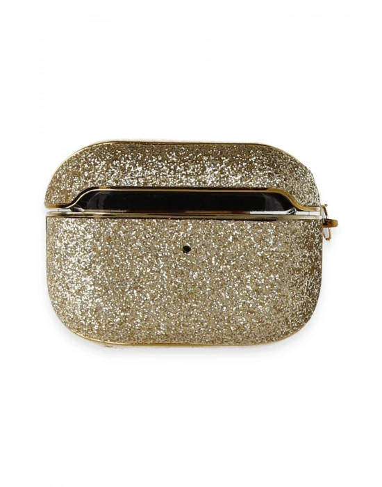 Newface Airpods 3 (3.nesil) Spell Simli Kılıf - Gold