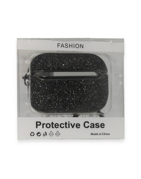 Newface Airpods 3 (3.nesil) Spell Simli Kılıf - Siyah