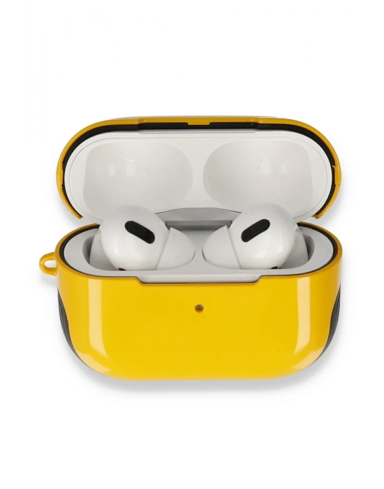Newface Airpods Pro (1.nesil) 3in1 Kılıf - Sarı