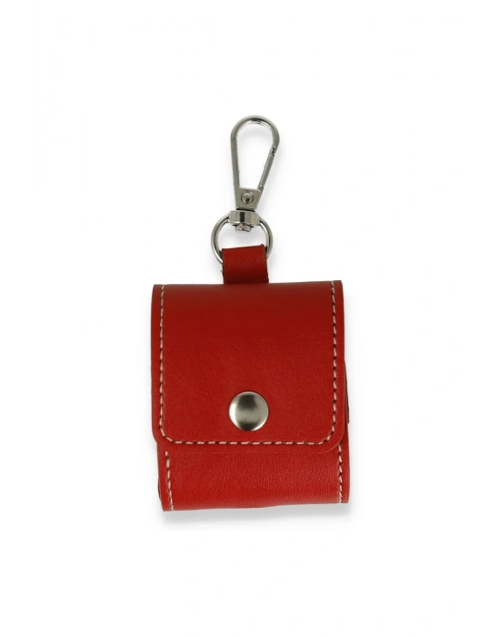 Newface Airpods Pro (1.nesil) Askılı Kılıf - Kırmızı