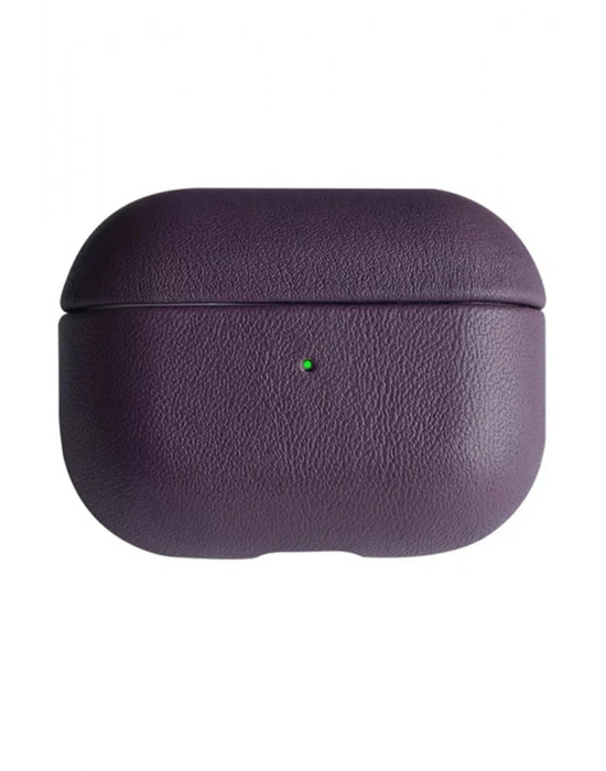Newface Airpods Pro 2 (2.nesil) 405 Deri Kılıf - Mor