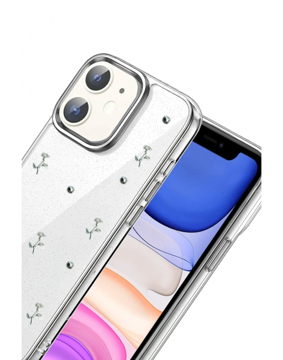 Newface Apple iPhone 11 Fiyonk Desenli Kapak - Desen 4