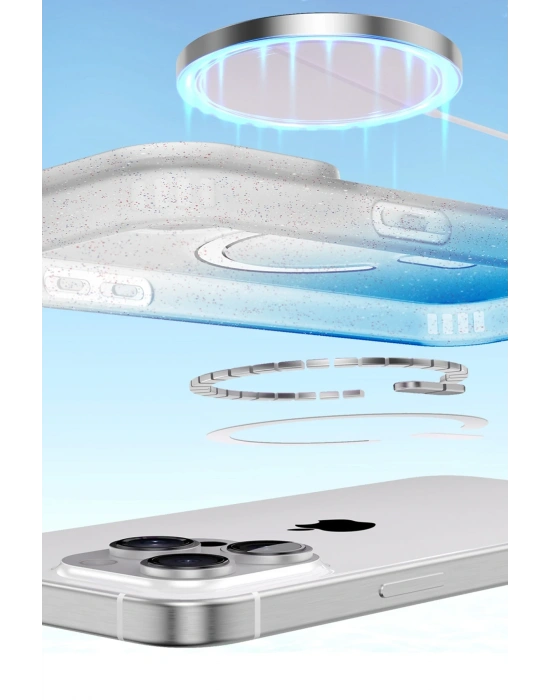 Newface Apple iPhone 11 Pummel Shiny Magsafe Kapak - Gold