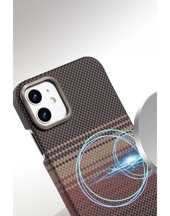 Newface Apple iPhone 11 Vega Magsafe Kapak - Gri