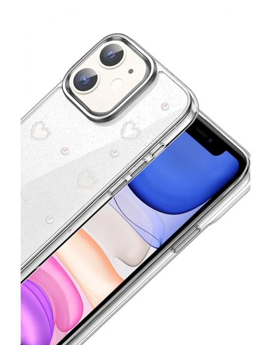 Newface Apple iPhone 12 Fiyonk Desenli Kapak - Desen 10