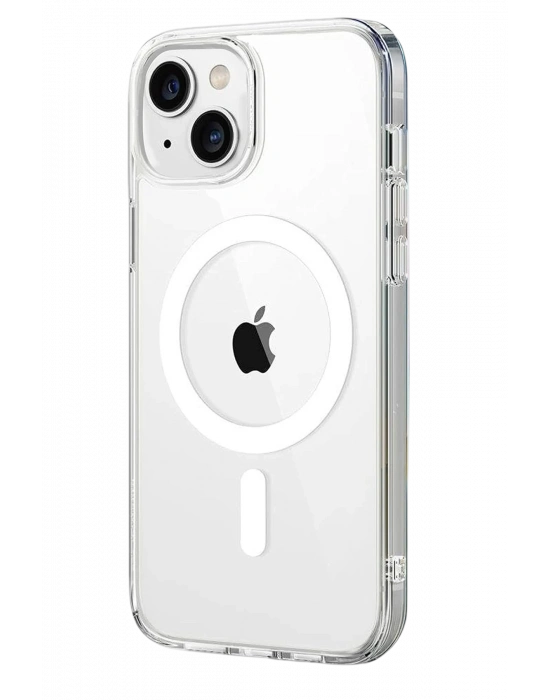 Newface Apple iPhone 14 Combo Sert Şeffaf Magsafe Kapak - Şeffaf