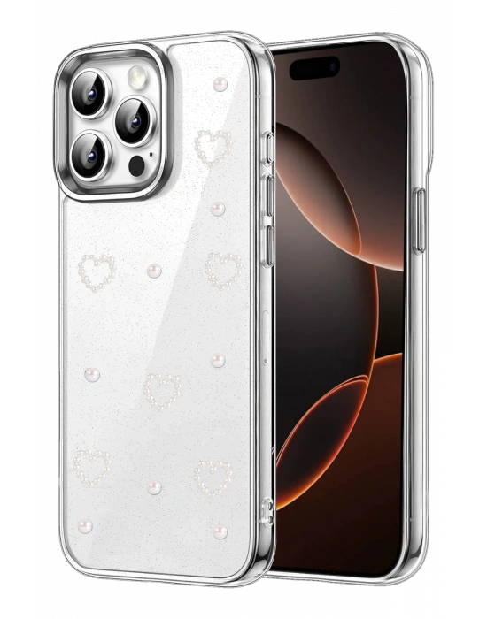 Newface Apple iPhone 15 Pro Fiyonk Desenli Kapak - Desen 10