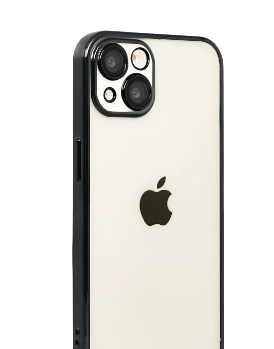 Newface Apple iPhone 15 Razer Lensli Silikon - Siyah