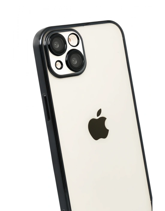 Newface Apple iPhone 15 Razer Lensli Silikon - Siyah