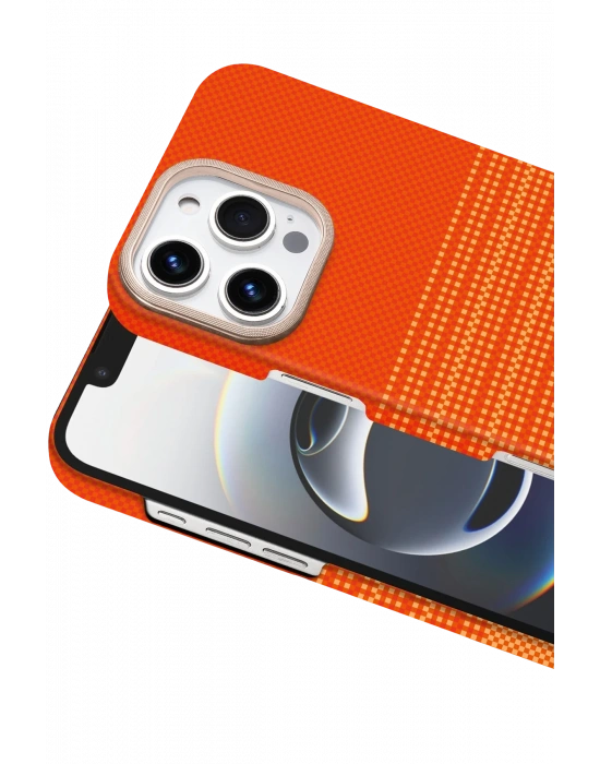 Newface Apple iPhone 16 Pro Max Vega Magsafe Kapak - Sarı