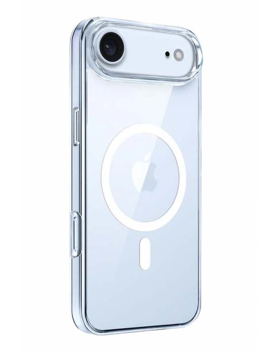 Newface Apple iPhone 17 Air Combo Sert Şeffaf Magsafe Kapak - Şeffaf