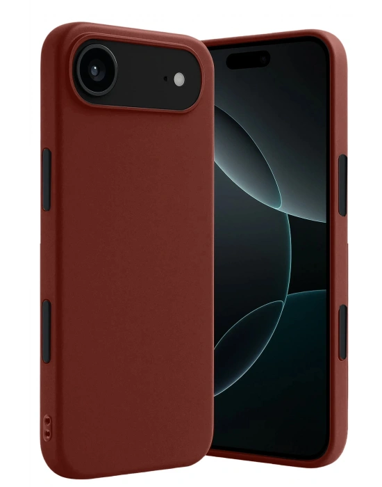 Newface Apple iPhone 17 Air First Silikon - Bordo