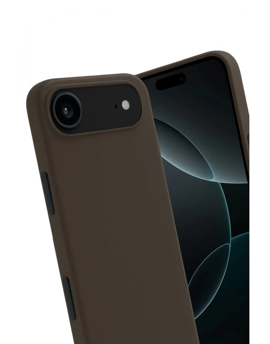 Newface Apple iPhone 17 Air First Silikon - Kahverengi