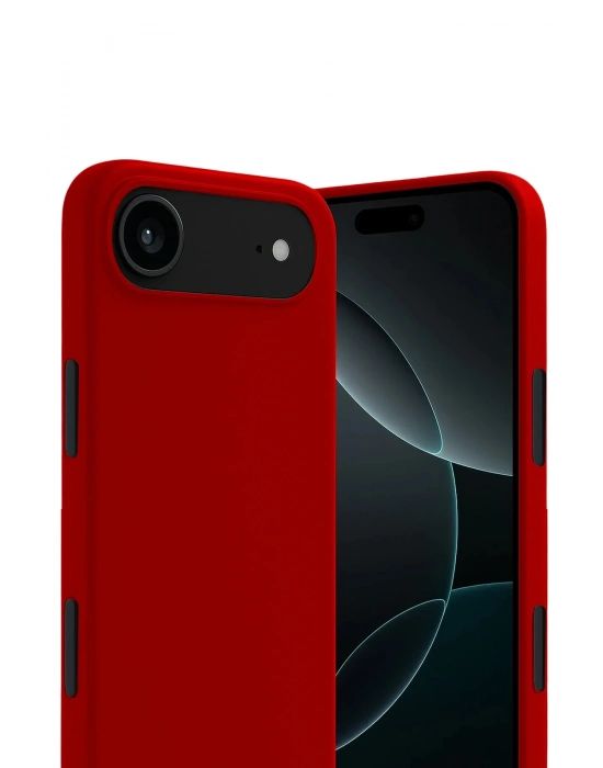 Newface Apple iPhone 17 Air First Silikon - Kırmızı