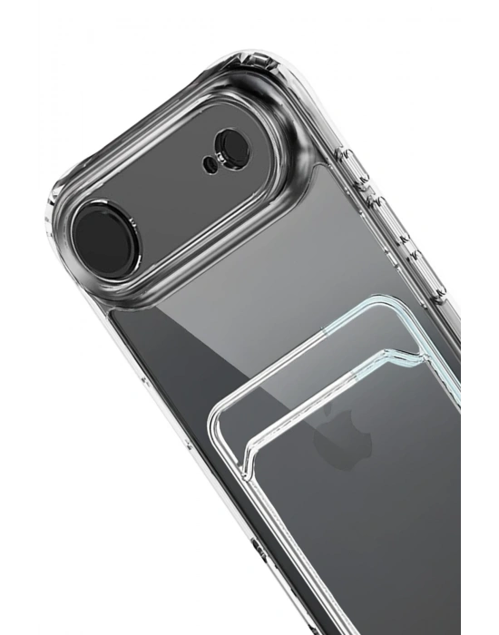 Newface Apple iPhone 17 Air Kart Şeffaf Silikon - Şeffaf