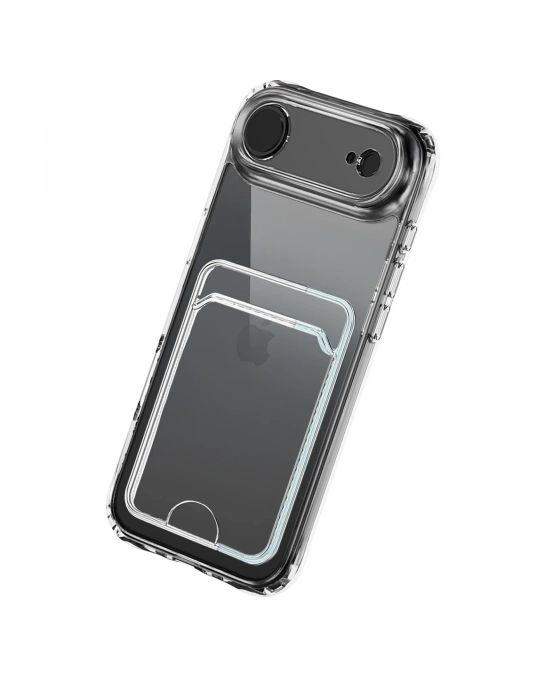 Newface Apple iPhone 17 Air Kart Şeffaf Silikon - Şeffaf