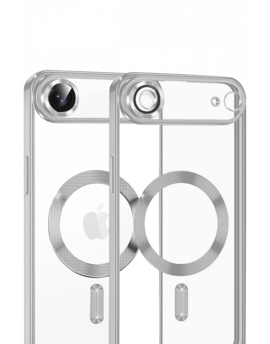 Newface Apple iPhone 17 Air Kross Magneticsafe Kapak - Gümüş