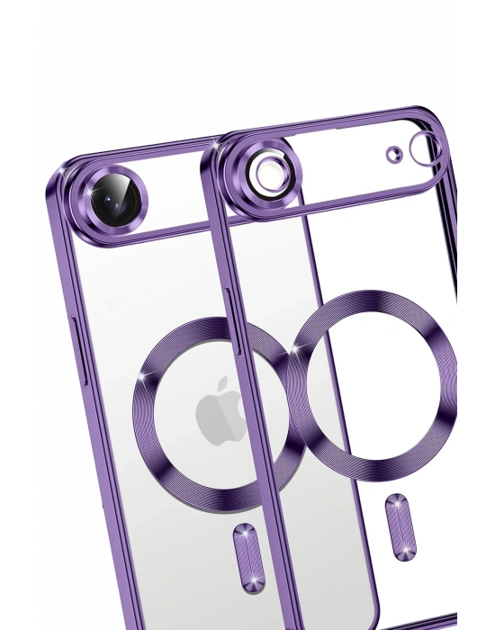 Newface Apple iPhone 17 Air Kross Magneticsafe Kapak - Mor