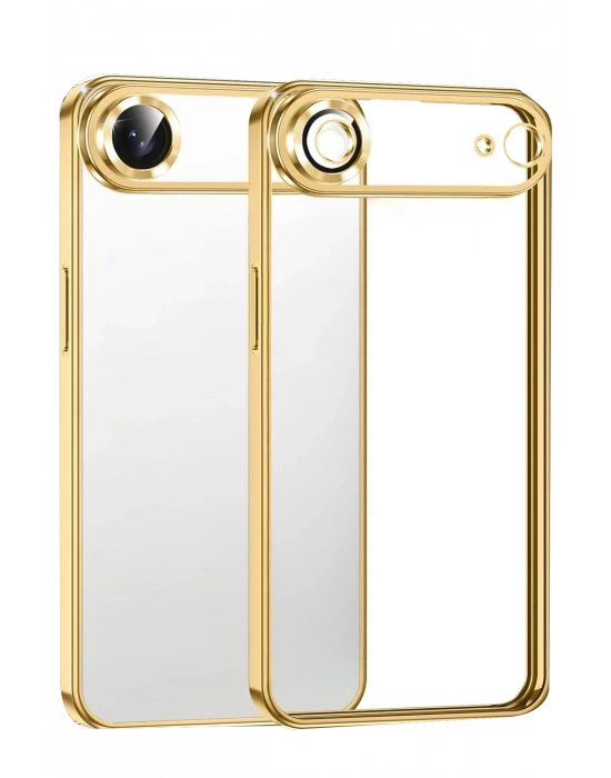 Newface Apple iPhone 17 Air Razer Lensli Silikon - Gold