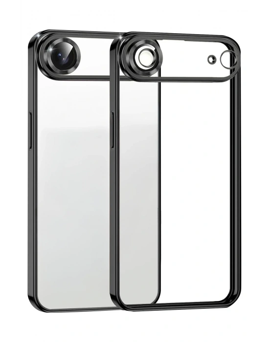 Newface Apple iPhone 17 Air Razer Lensli Silikon - Siyah