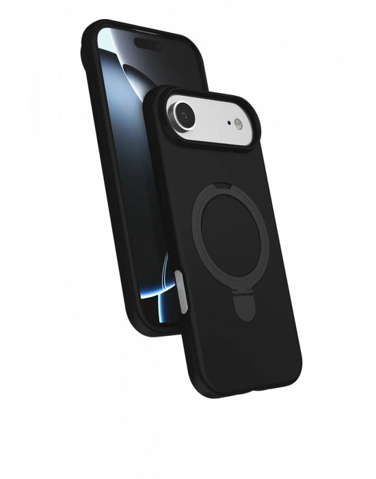 Newface Apple iPhone 17 Air Regal Magsafe Standlı Kapak - Siyah