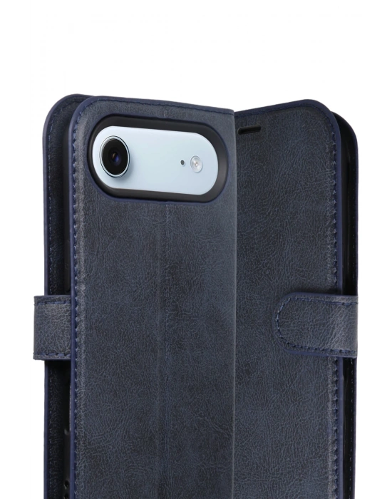 Newface Apple iPhone 17 Air Trend S Plus Kapaklı Kılıf - Lacivert