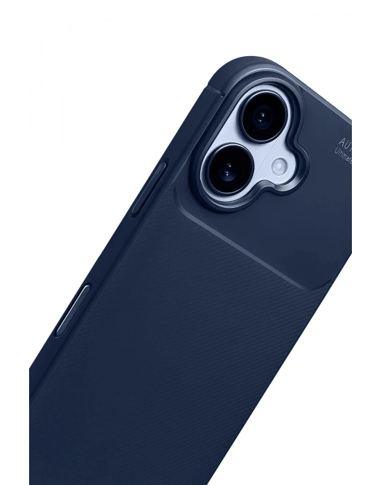 Newface Apple iPhone 17 Auto Focus Karbon Kapak - Lacivert