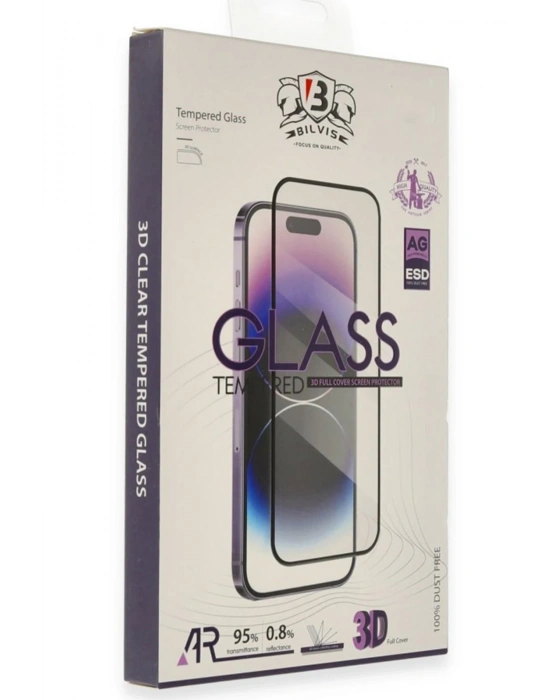 Newface Apple iPhone 17 Bilvis 3D Cam Ekran Koruyucu - Siyah