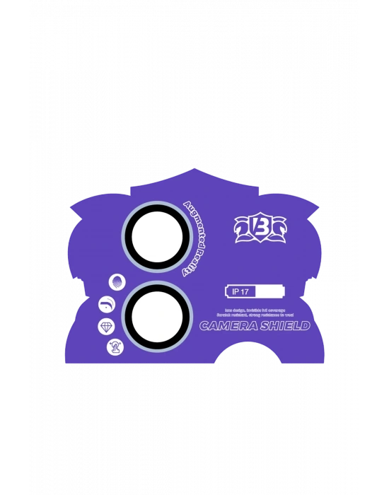 Newface Apple iPhone 17 Bilvis Titan Kamera Lens - Açık Mavi