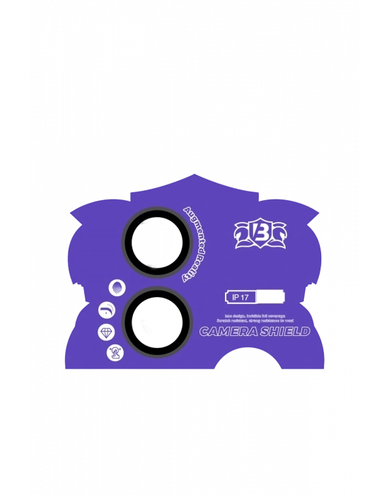 Newface Apple iPhone 17 Bilvis Titan Kamera Lens - Siyah