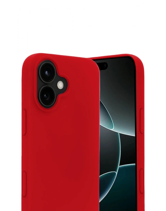 Newface Apple iPhone 17 First Silikon - Kırmızı