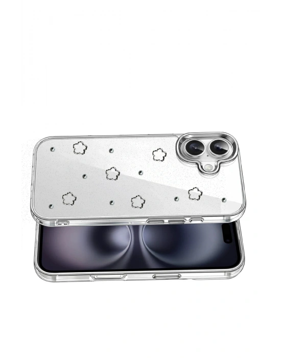 Newface Apple iPhone 17 Fiyonk Desenli Kapak - Desen 2