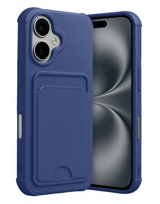 Newface Apple iPhone 17 Kelvin Kartvizitli Silikon - Lacivert