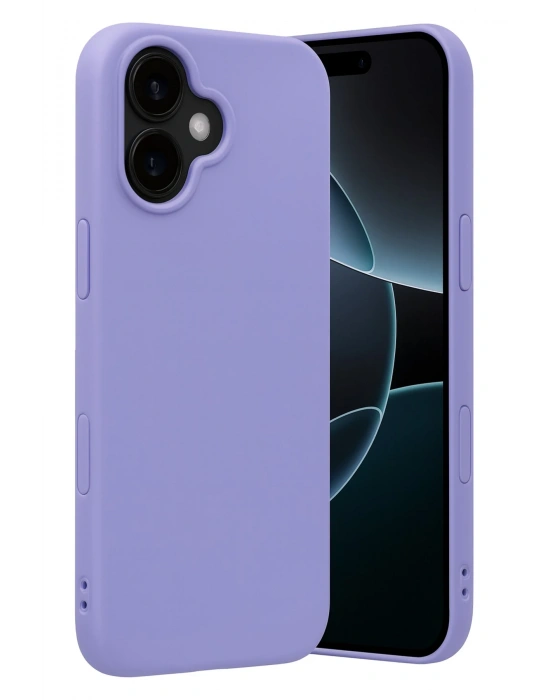 Newface Apple iPhone 17 Nano içi Kadife Silikon - Lila