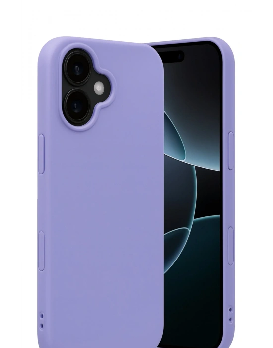 Newface Apple iPhone 17 Nano içi Kadife Silikon - Lila