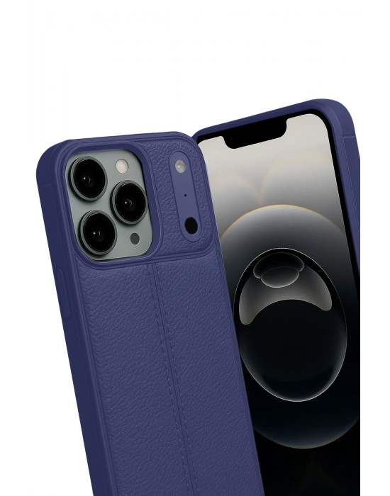 Newface Apple iPhone 17 Pro Auto Focus Kapak - Lacivert