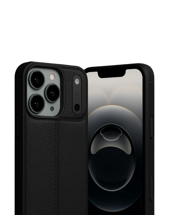 Newface Apple iPhone 17 Pro Auto Focus Kapak - Siyah