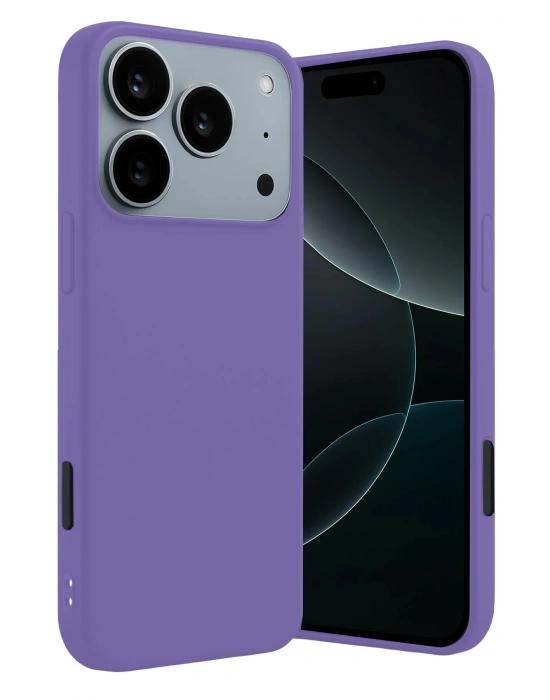 Newface Apple iPhone 17 Pro First Silikon - Lila