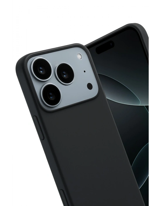 Newface Apple iPhone 17 Pro First Silikon - Siyah